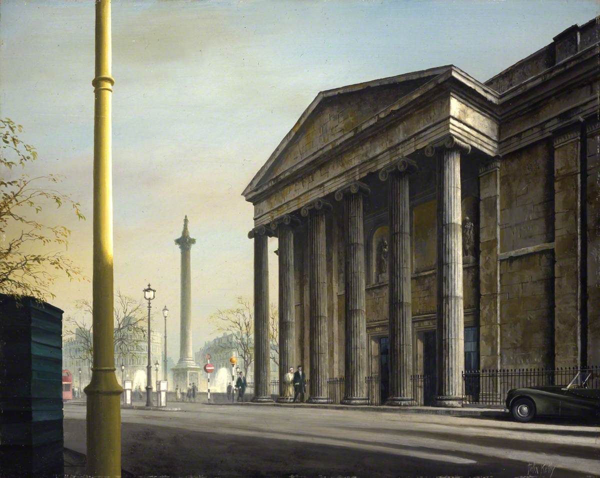 Kelly, Felix Runcie, 1914-1994; The Old Building of the Royal College of Physicians, Pall Mall